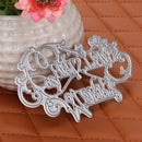 Merry Christmas Cutting  Dies Stencil For DIY Scrapbook Album Paper Card A