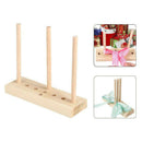 Solid Wood Bow Maker Lightweight Fun DIY Handmade Durable Effortless For Ribbon
