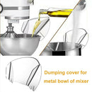 Compatible One-Piece Pouring Shield Guard for Kitchen-Aid Stand Mixer Parts