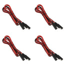 Solar Battery Gender Adapter Cables 18AWG DC SAE Plug Male to Male Extension