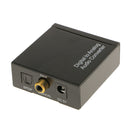 Digital Tos Coaxial to Analog Stereo Audio L/R Adapter with 3.5mm RCA Jack for