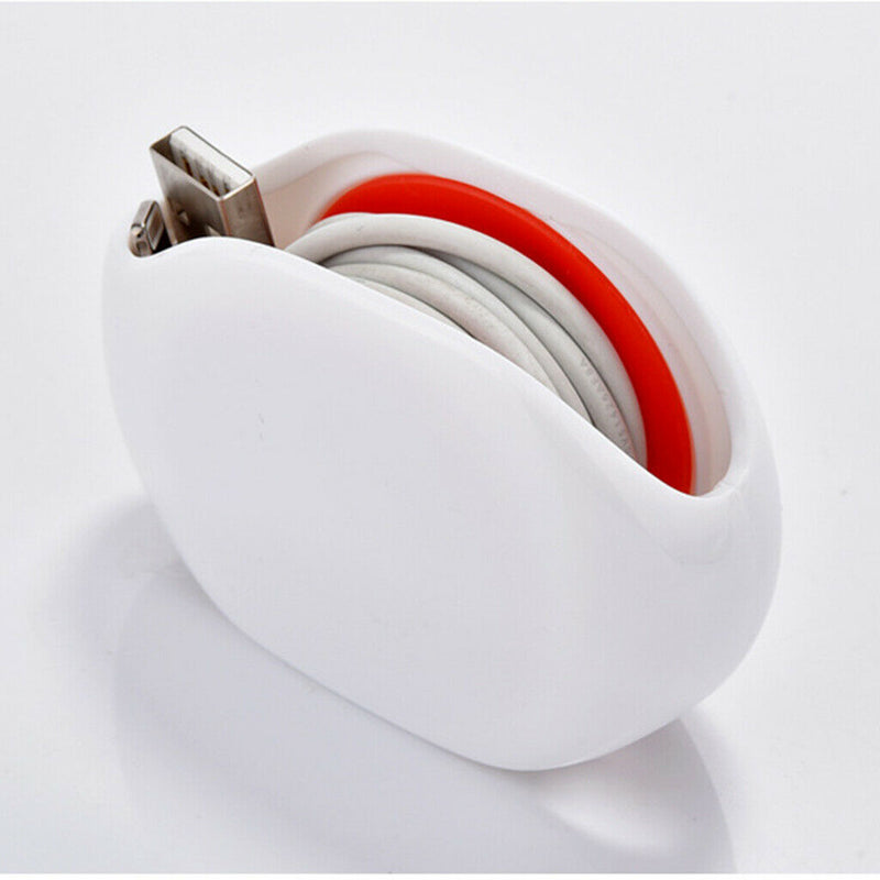 2 Pieces Automatic Cable Winder Cord Organizer Holder for Headphone