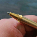 Creative Black Ink Brass Handmade Signature Pen Retro Outdoor Coppers Pure A4M5