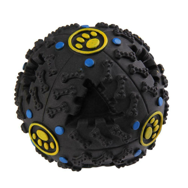 Pet Dog Cat Play Squeaky Squeaker Quack Sound Chew Treat Holder Funny Ball  #gib