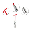 T-Handle Remover Installer Universal Joint Spark Plug Socket Wrench Tool Socket