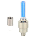4pcs Wheel Tyre Tire Light Valve Stem Cap Lamp Blue Motorcycle Bike Car Bicycle