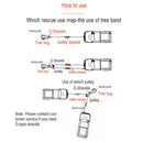 Tool Snatch Block Riding Winch Pulley Recover Vehicle 2T 4T Durable Car Off-Road