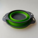 2 Collapsible Colander Foldable Kitchen Strainer For Fruits
