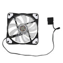 120mm PC Computer 16dB Ultra Silent 33 LEDs Case Fan Heatsink Cooler Coolin