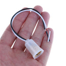 Plastic E12 Base Light Socket Bulb Lamp Holder Converter 220~250V HES