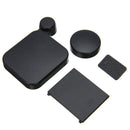 Black lens cap + battery back door + side door cover for gopro hero 3+/4 camer Z
