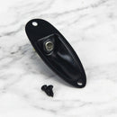 1pcs Boat Guitar Jack 1/4 Inch Input Output Jack Plate Socket 6.35mm Chrome D1B7
