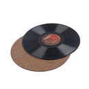 1pc Audiophile Cork Rubber Turntable Platter Mat 3.3mm Thick Anti Slip Accs