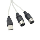 2m USB in-Out MIDI Interface Piano Keyboard Instrument to Computer PC/Laptop