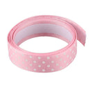 DIY Satin Lace Decorative Tape Washi Masking Fabric Stickers pink white