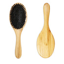 Bluezoo Wood Hair Comb Mini Portable Beech Hairbrush Hog Balloon Hair Brush