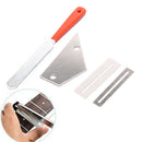 guitar fret crowning luthier file cutting edge tool + triangular rule + shim FT