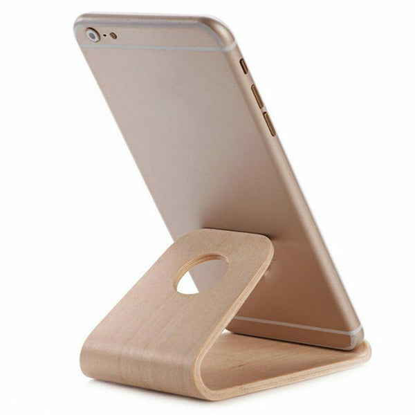 Universal Stand Phone Holder Wood Stand Holder for iPad Wooden Stand for iP C9C3