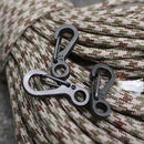 10PCS/LOT Mini SF Spring Backpack Clasps Climbing Carabiners EDC Keychain C A4M6