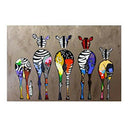 Ornamental Drawing Table Wall Decoration Oil painting Canvas Print Modern A
