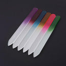 6pcs/Set Crystal Glass Nail File Art Buffer Manicure UV Polish Sanding Tool