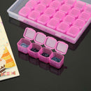 28 Grids Jewelry Box Diamond Embroidery Crystal Bead Organizer Storage Case