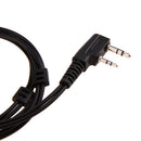 2 Pin Covert Acoustic Tube Earpiece Headset Mic for Baofeng Kenwood UV-5R