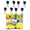 Set of 8 Universal Canoe Canoe Drain Plugs
