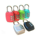 Travel Lock Combination Padlock Case Luggage Travel Suitcase Resettabl DUV