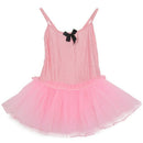 Girl Ballet Dance Dress Gymnastic Leotard Straps Tutu 7-8 Yrs (Pink) E7R5