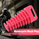Motorcycle Exhaust Wash Plug Motocross Muffler Air-bleeder Silencer Plug M/L