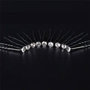 20PCS Clear Crystal Rhinestone Diamante Wedding Bridal Prom Hair Pins Hairpin MO