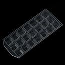 21Grid Ice Cube Pudding Maker Mold Refrigerator Ice Mould Tray Tool Plastic  Gw