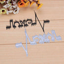 Love Cutting Dies Stencils Scrapbook Embossing DIY Craft Handmade Card Gift