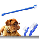 2xPet Toothbrush Dog Dental Brush Cat Care Tooth Double K0P0 Tooth C6E0 NEW D7J6