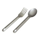 1Pcs Titanium Long Handle Outdoor Camping Titanium Camping Tableware Picnic