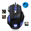 5500 DPI 7 Button LED Optical USB Wired Gaming Mouse Mice For Pro Gamer Freeship