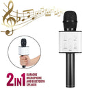 MIni Q7 Wireless Handheid Karaoke Microphone Mic USB Audio Speaker Music Player
