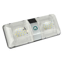 48 LED Double Dome Light Stepless Dimming Interior Reading Lamp for RV Marine