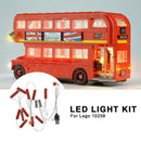 LED Light Lighting Kit For London Bus USB 10258 Bricks Block N7C9