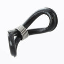 50 X Black Cord Ends for Eyeglasses Chain Holder 25x4mm HOT Y7R9