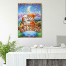 5D DIY Full Drill Diamond Painting Animal Cross Stitch Wall Art (Cartoon08)
