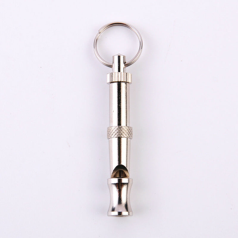 Dog Puppy Pet Whistle Ultrasonic Adjustable Sound Key Chain Training