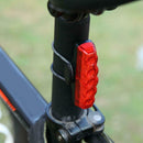 5LED USB Rechargeable Bicycle Rear Light Waterproof 3 Modes Taillight Lamp