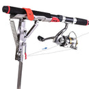 Fishing Rod Holder Automatic Spring Stainless Steel Adjustable Folding Fish Tool