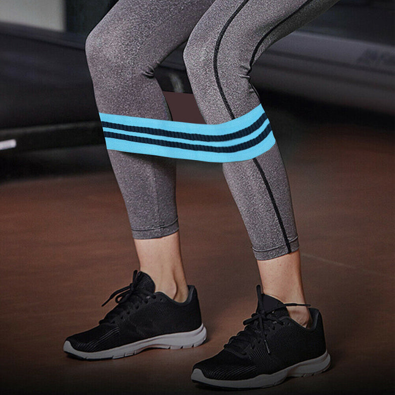 Hip Band Yoga Exercise Workout Booty Leg Loop Non-slip Design Squat  Band Yoga