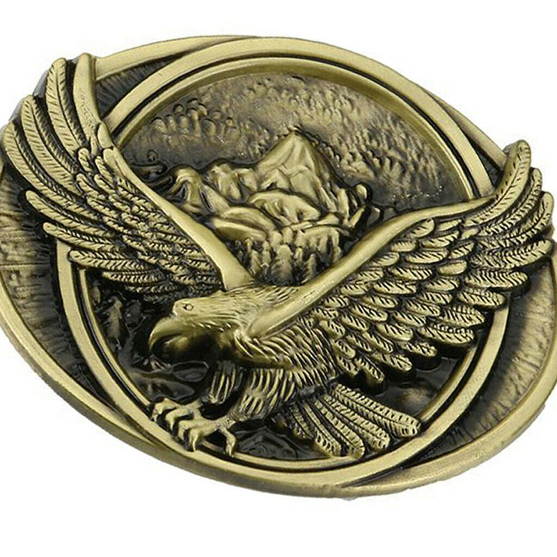 Cowboy Flying Bird Eagle  Belt Buckle Country Western Rodeo Jeans Decor