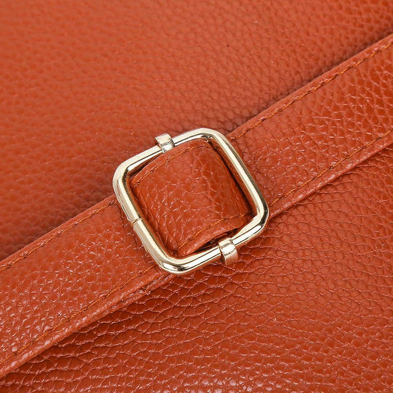 Small Women Crossbody Purse PU Leather Shoulder Messenger Handbags/Brown