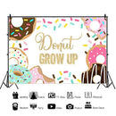 Childlike Doughnut Backdrops Photo Studio Video Background Cloth 0.9 X 1.5m
