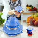Silicone Stretch Lids,Various Sizes Reuseable Food Storage Covers for Bowl,